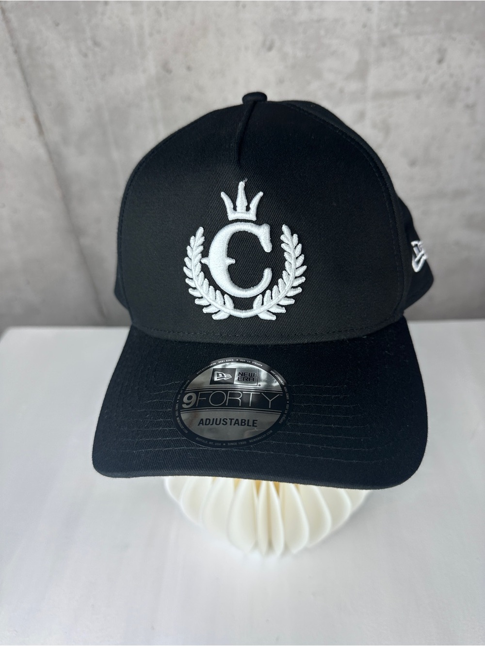New Era x Culture Kings 9FORTY A-Frame Snapback Hat Black White